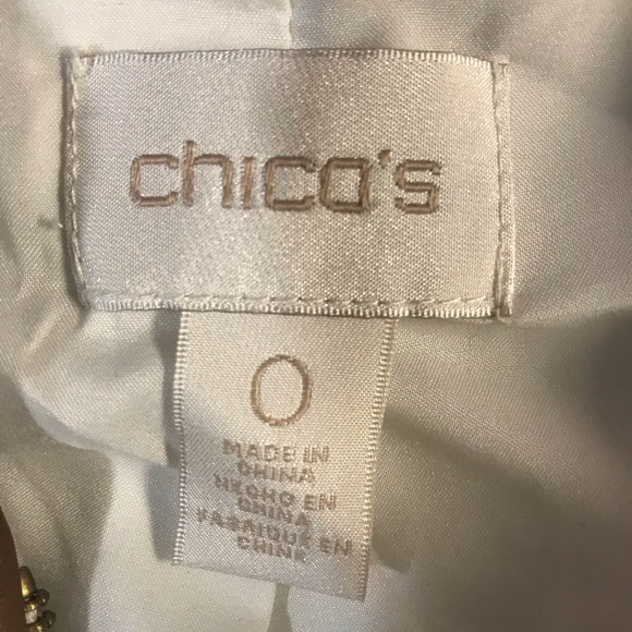 Chico’s woman’s vest size 0 - Picture 7 of 7